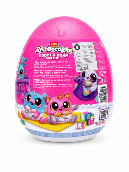 ZURU Rainbocorns Adopt-A-Corn Surprise Egg – 15+ Surprises Inside Mystery Plush Collectible