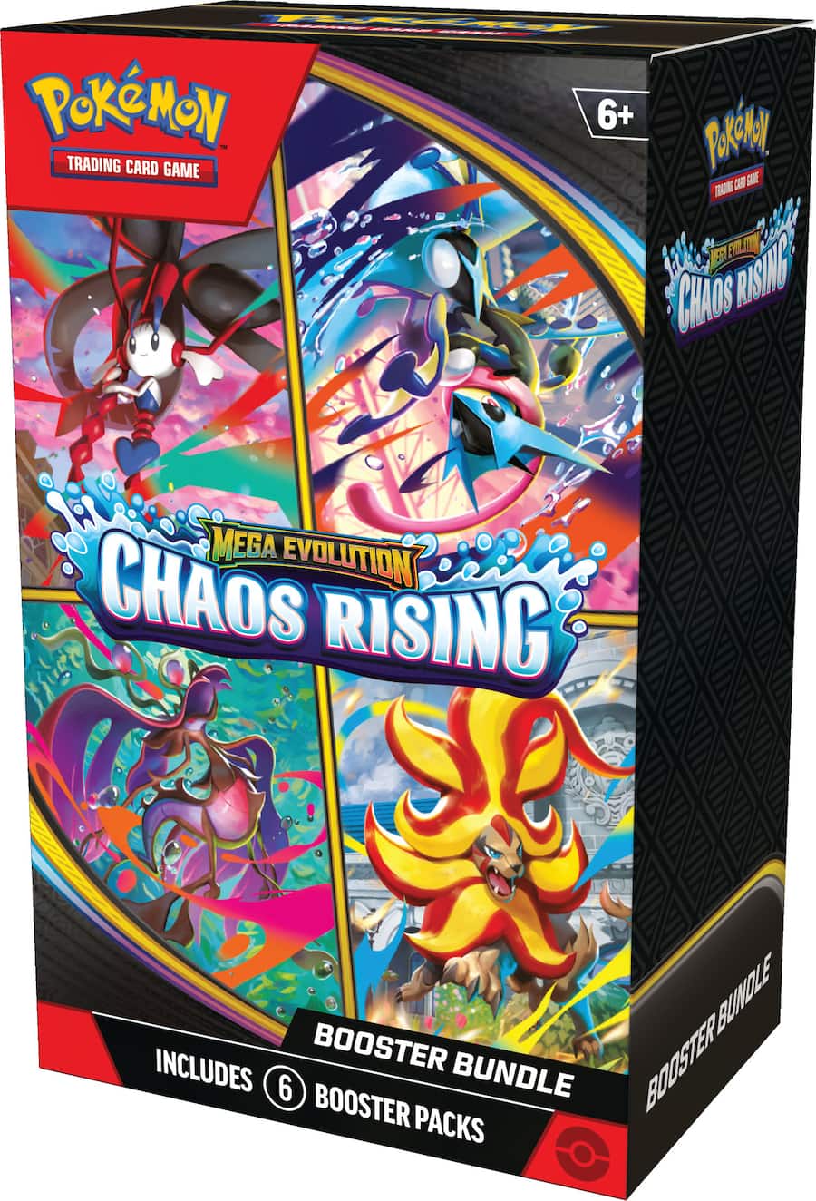 Pokémon TCG: Mega Evolution – Chaos Rising Booster Bundle | 6 Booster Packs