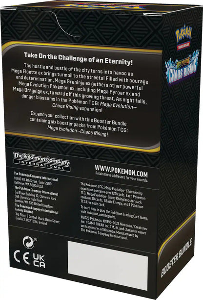 Pokémon TCG: Mega Evolution – Chaos Rising Booster Bundle | 6 Booster Packs