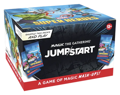 Magic: The Gathering Marvel Super Heroes Jumpstart Booster Box | 24 Jumpstart Boosters | Wizards of the Coast | Factory Sealed