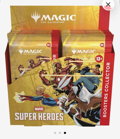 Magic: The Gathering x Marvel Super Heroes Collector Booster Display Box (12 Packs) – English | Sealed