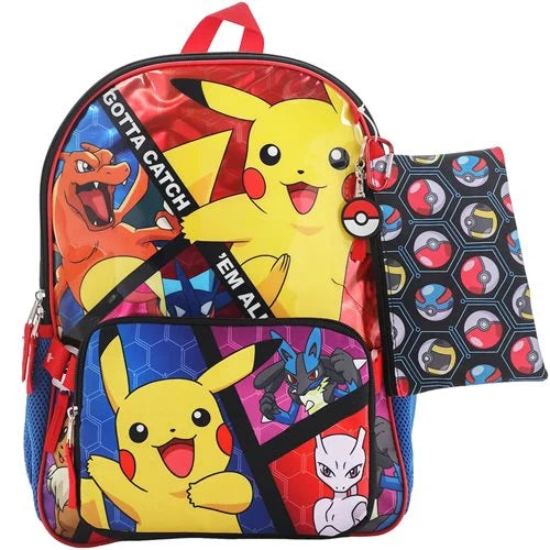 Pokemon Large Character Backpack 5-Piece Set
Bioworld Pokemon Backpacks
Item Number: BWB1B5F6DPOKWNK