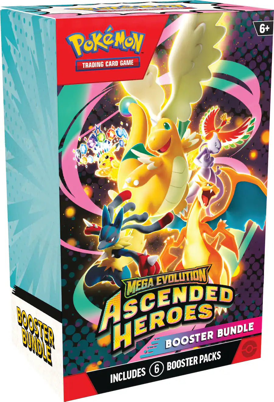 Pokémon TCG: Mega Evolution—Ascended Heroes Booster Bundle | 6 Factory Sealed Booster Packs