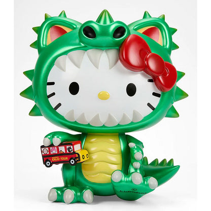 Sanrio Hello Kitty Kaiju Cosplay Metallic Green 8-Inch Vinyl Figure