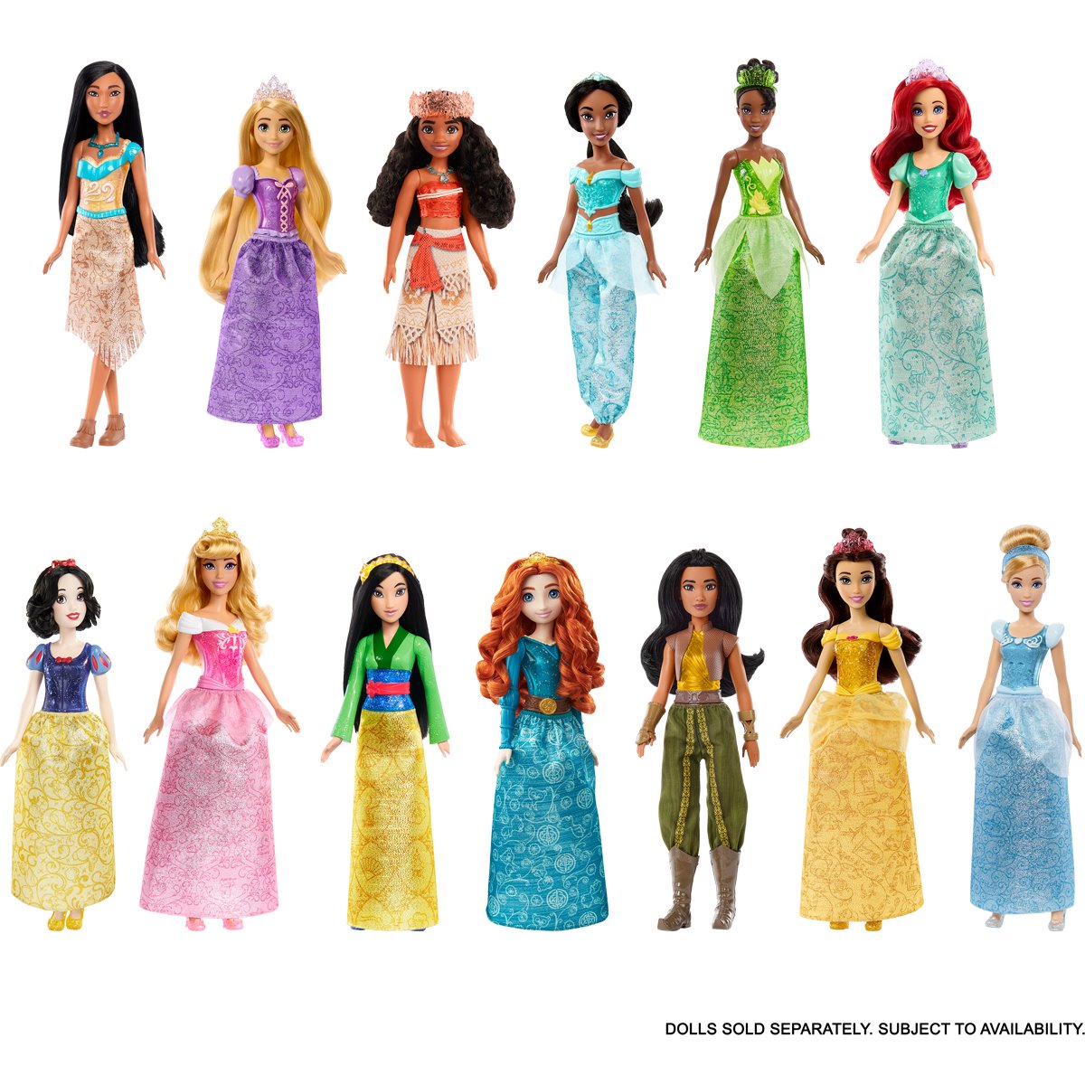 Disney Princess Doll Case of 12