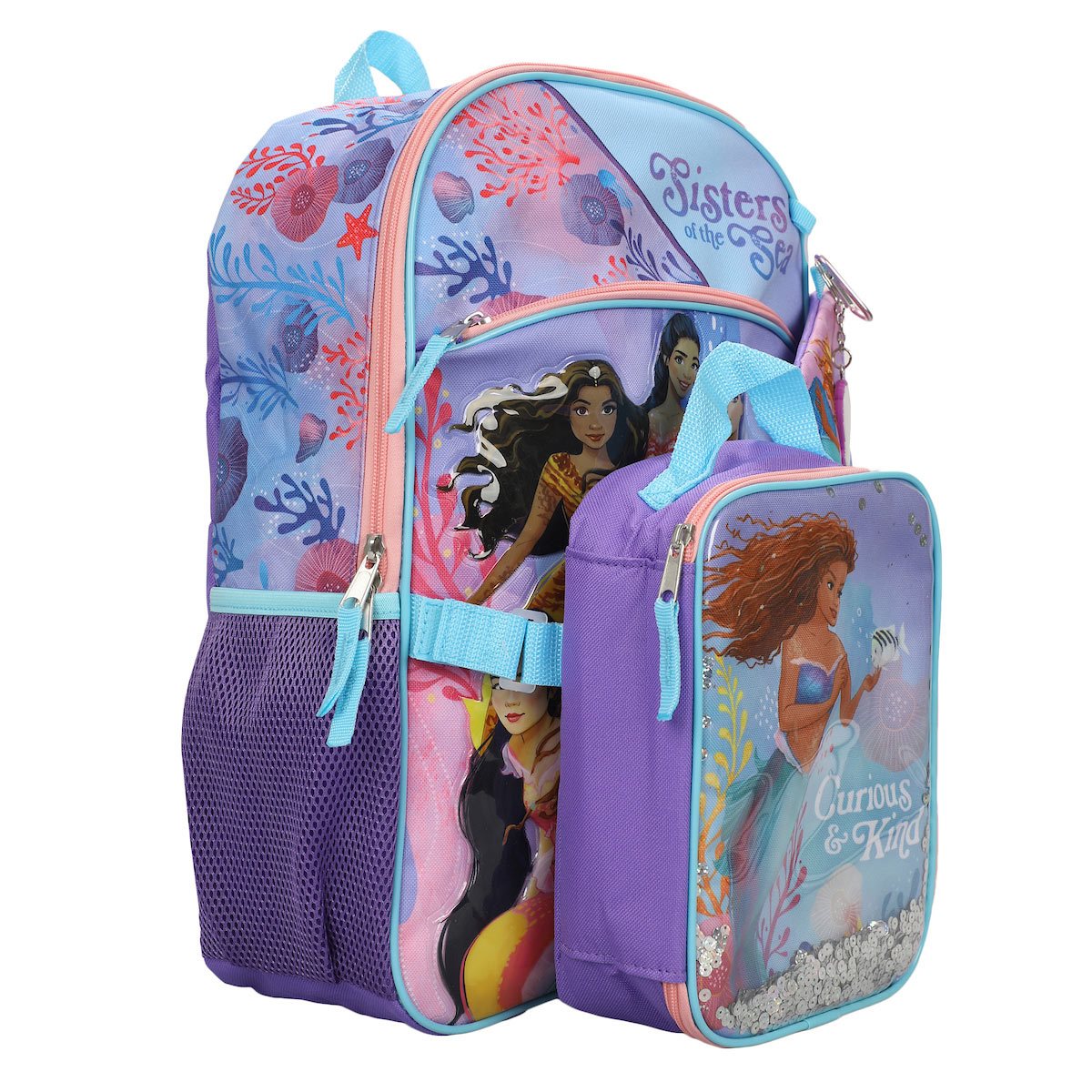 The Little Mermaid Backpack 5-Piece Set